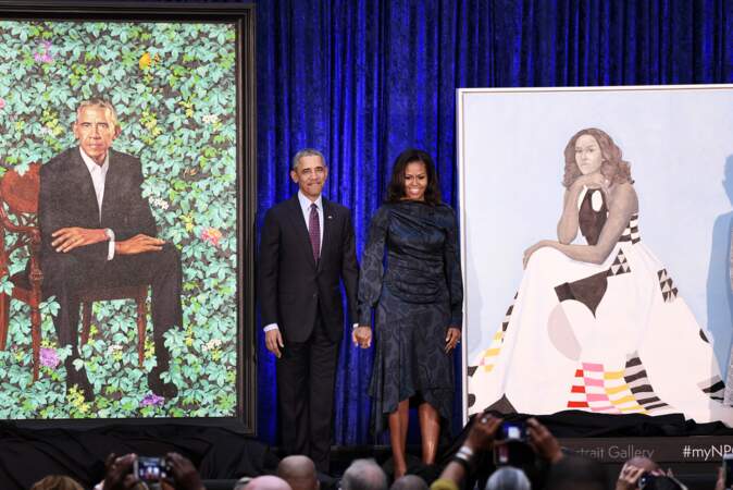 La National Portrait Gallery dévoile les portraits officiels du couple Obama (2018)