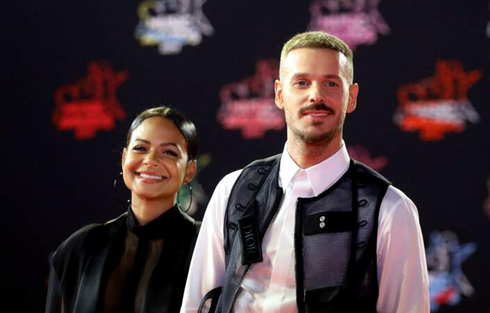 Lors de la soirée des NRJ Music Awards à Cannes, Matt Pokora s'affiche pour la première fois au bras de sa petite amie Christina Milian