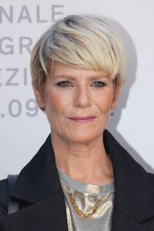 APRES - Marina Fois avec des cheveux blonds au Festival du Film de Venise, en septembre 2022