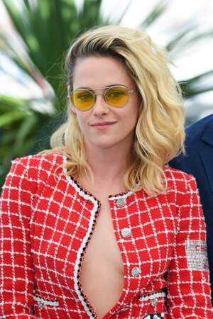 AVANT - Kristen Stewart se dévoile blonde au 75eme Festival International du Film de Cannes 