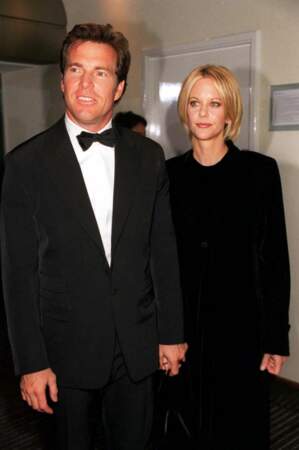 Dennis Quaid et Meg Ryan se sont mariés en 1991 après avoir partagé la vedette dans deux films, le couple divorce en 2001.
