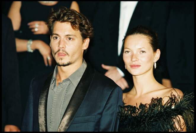 Johnny Depp et Kate Moss : de 1994 à 1997, l'acteur et le top model ont vécu une relation faite de passion et de frasques.