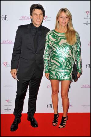 En 2010, Marc Lavoine (48 ans) et sa femme Sarah lors d'un gala au Pavillon Cambon 