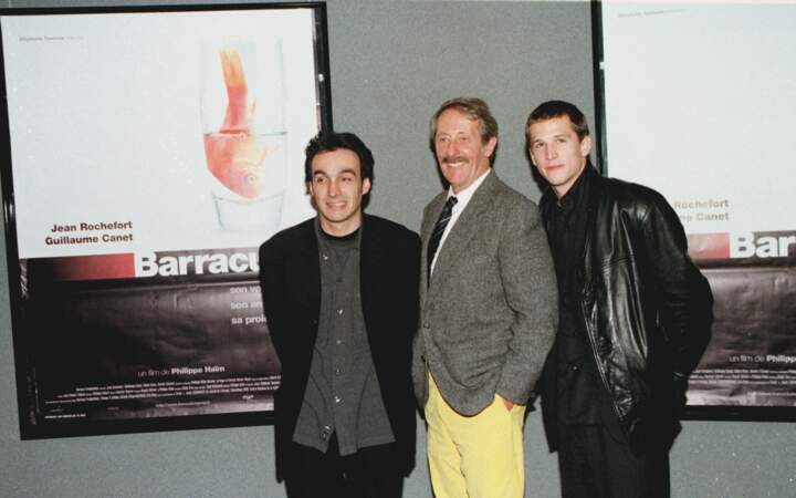 En 1997, Guillaume Canet (24 ans) et Jean Rochefort pour la première du film Barracuda, premier long-métrage pour le jeune acteur
