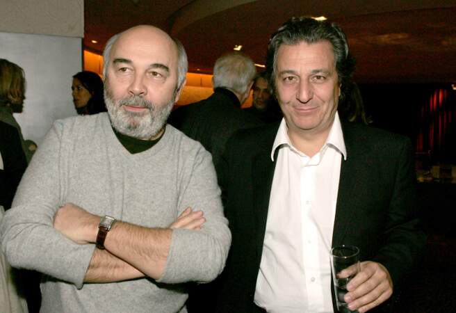 Christian Clavier (54 ans) et Gérard Jugnot se retrouvent pour la sortie de Les Bronzés 3, amis pour la vie, en 2006