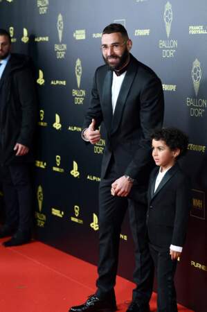 Ballon d'Or 2022 : Karim Benzema et son fils Ibrahim
