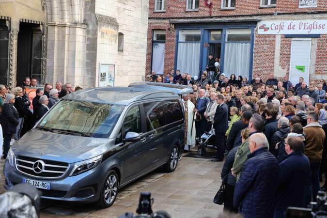 Obsèques de Lola à la Collégiale Saint-Omer à Lillers, le 24 octobre 2022 