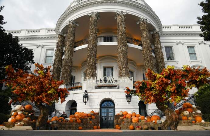 En 2018, la Maison Blanche était décorée aux couleurs de l'automne