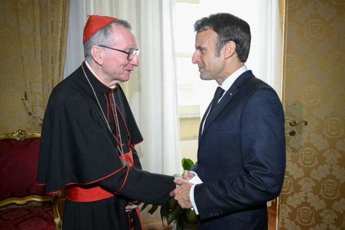 Le président de la République française, Emmanuel Macron au Vatican