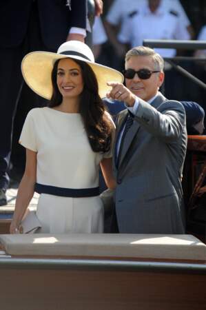 George Clooney et Amal Alamuddin se sont mariés civilement à Venise, le 29 septembre 2014