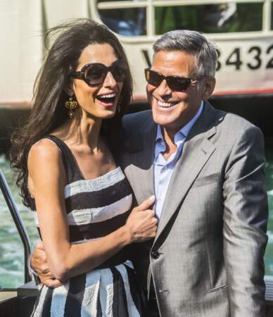 George Clooney et sa femme Amal sont plus complices que jamais
