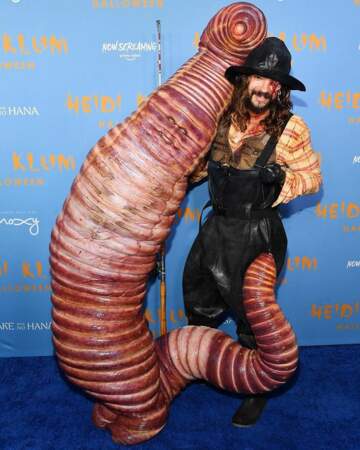 Heidi Klum est incontestablement la reine d'Halloween avec son costume de ver de terre déjà mythique 