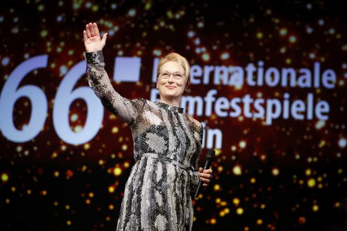 En février 2016, Meryl Streep (67 ans) préside le jury du 66e Festival de Berlin