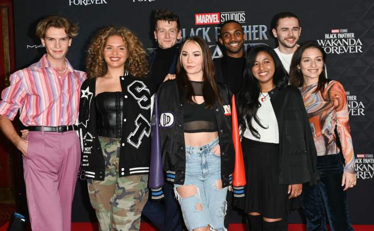Les élèves de la Star Academy 2022 étaient de sortie pour assister à l'avant-première du film Marvel, le 7 novembre 2022.
