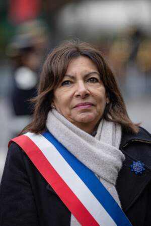 Cérémonie commémorative du 11-Novembre : la maire de Paris Anne Hidalgo