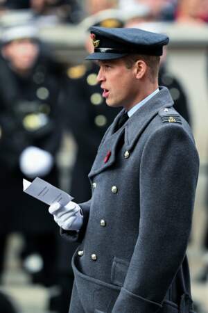 Le prince William à la cérémonie du Jour du Souvenir