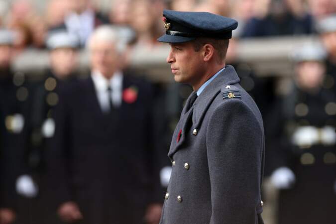 William, le prince de Galles, à la cérémonie du Jour du Souvenir 