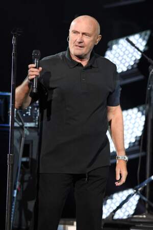 En 2016, Phil Collins (65 ans) chante lors de la cérémonie d'ouverture de l'US Open 2016 à New-York