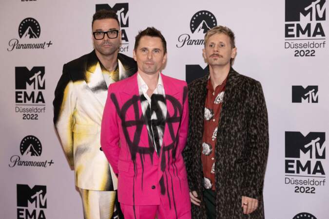 Le groupe Muse remporte le prix du meilleur artiste Rock, aux MTV Europe Music Awards 2022.