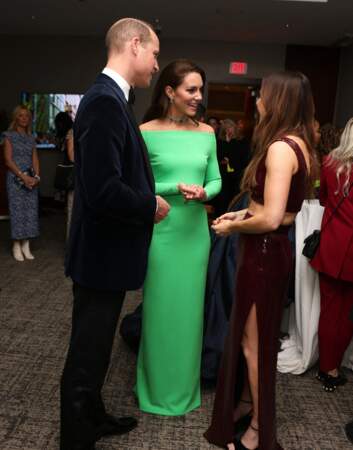 Kate Middleton et le prince William avec Ellie Goulding à la cérémonie de remise de prix Earthshot à Boston