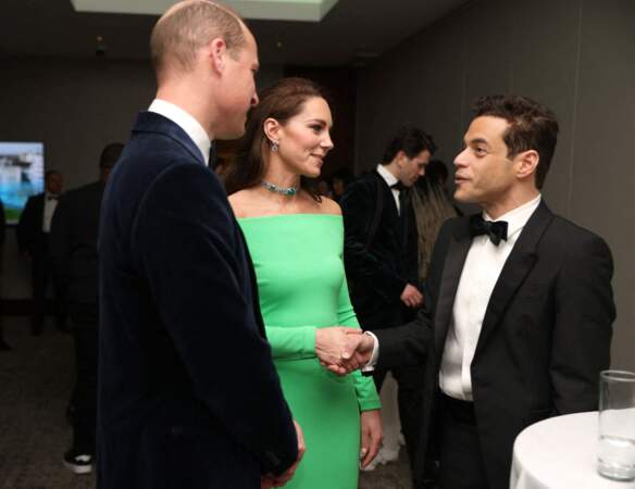 Kate Middleton et le prince William avec Rami Malek à la cérémonie de remise de prix Earthshot à Boston