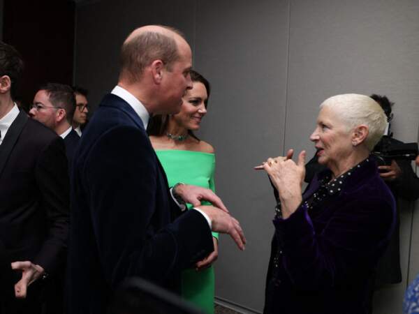 Kate Middleton et le prince William avec Annie Lennox à la cérémonie de remise de prix Earthshot à Boston
