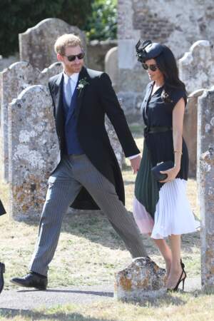 En 2018, Meghan et Harry assistent au mariage de Charlie Van Straubenzee, l'ami d'enfance du Prince Harry.