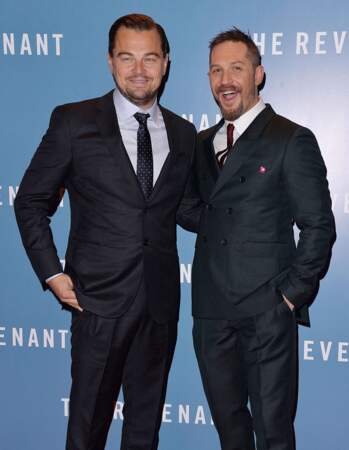 Tom Hardy et Leonardo DiCaprio se sont rencontrés sur le plateau d'Inception, depuis les deux acteurs sont très amis.