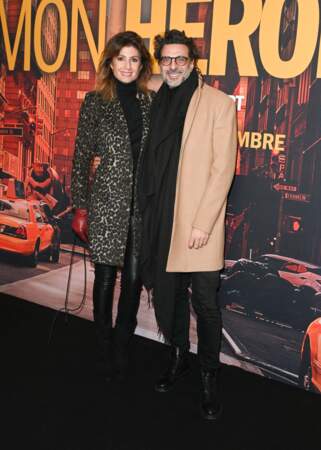 Avant-première du film "Mon héroïne" à Paris : Caroline Ithurbide et son compagnon Polo Anid