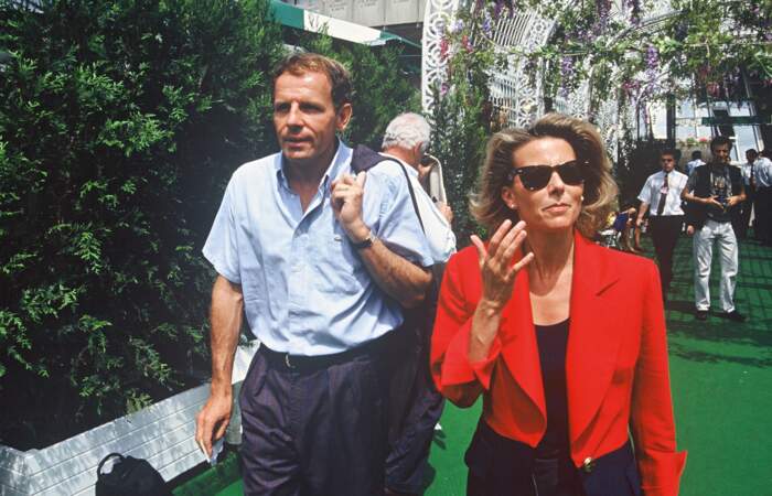 Claire Chazal, à l'âge de 36 ans, a couvert Roland Garros en compagnie de Patrick Poivre d'Arvor en 1992