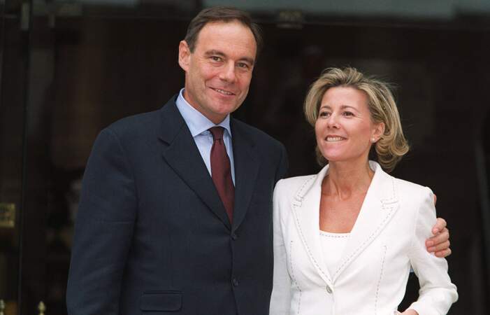En 2000, à l'âge de 44 ans, Claire Chazal se marie à Xavier Couture à la mairie du 7e arrondissement de Paris