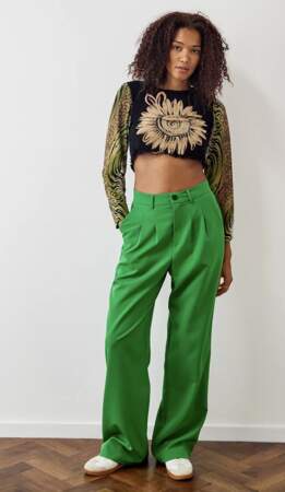 Puddle pants vert Urban Outfitters Archive, 29 euros