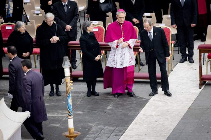 L'archevêque allemand  Archbishop Georg Gaenswein aux obsèques du pape Benoit XVI.