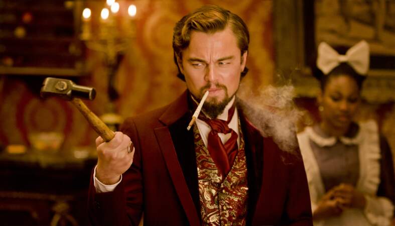 Dans le western Django Unchained de Quentin Tarantino, Leonardo DiCaprio alias Calvin Candie, a touché  1 000 000 de dollars.