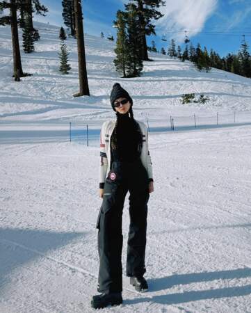 Chriselle Lim en tenue de ski