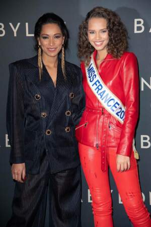Indira Ampiot (Miss France) et Cindy Fabre