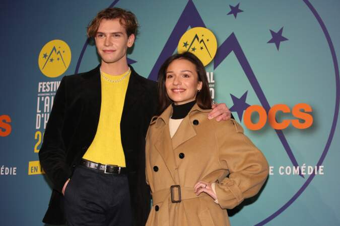 Louis Albi et Enola Cox de la Star Academy 2022 au 26ème Festival International du Film de Comédie de l'Alpe d'Huez