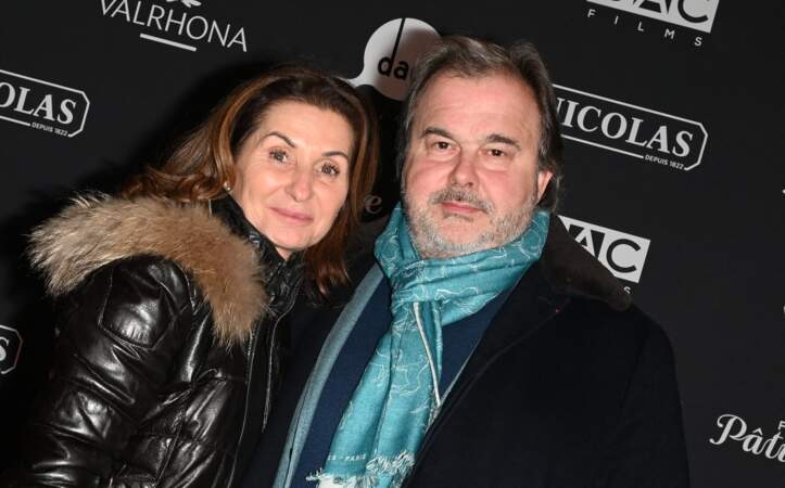 Le Chef pâtissier Pierre Hermé était présent lors de l'avant-première du film avec sa femme Valérie Franceschi.