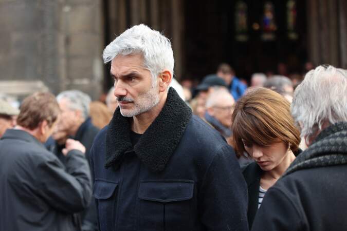 Obsèques de Philippe Tesson le 10 février 2023 : l'acteur belge François Vincentelli 