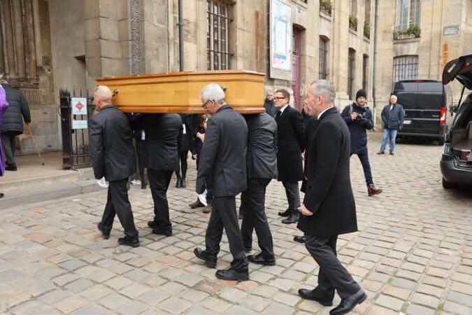 Obsèques de Philippe Tesson le 10 février 2023 en l'église Saint-Germain-des-Prés à Paris