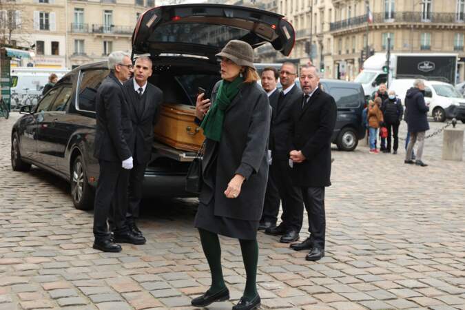 Obsèques de Philippe Tesson le 10 février 2023 : la journaliste Catherine Nay 