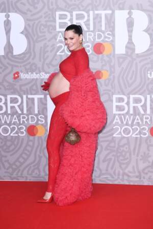 The Brit Awards 2023 : Jessie J enceinte.