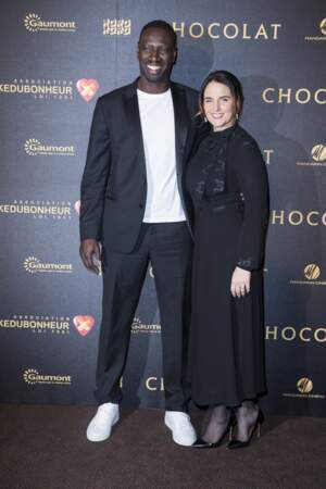 Le 1er février 2016, le couple pose devant les photographes durant l'avant-première du film "Chocolat" au Gaumont Champs-Elysées Marignan à Paris