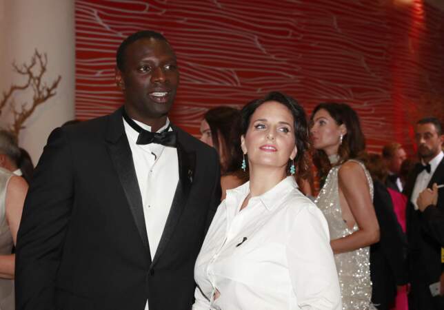 Le couple pose sur leur 31 lors du 68ème gala de la croix rouge Monégasque dans la salle des Etoiles du Sporting Monte-Carlo à Monaco le 23 juillet 2016