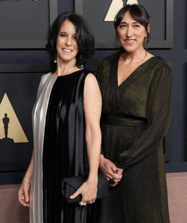 Le déjeuner des nommés à la 95ème cérémonie des Oscars - Beth Levison et Anne Alvergue viennent représenter le documentaire The Martha Mitchell effect