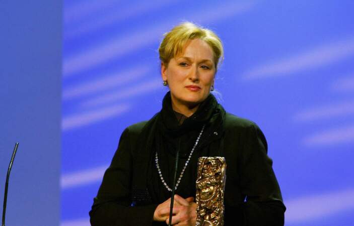 La même année, Meryl Streep reçoit aussi le César d'honneur à l'occasion de la 28e cérémonie.