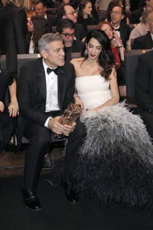 En 2017, à la 42e cérémonie des Cesar, c'est George Clooney qui reçoit le César d'honneur.