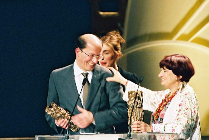 Agnès Varda reçoit le prix en 2001.