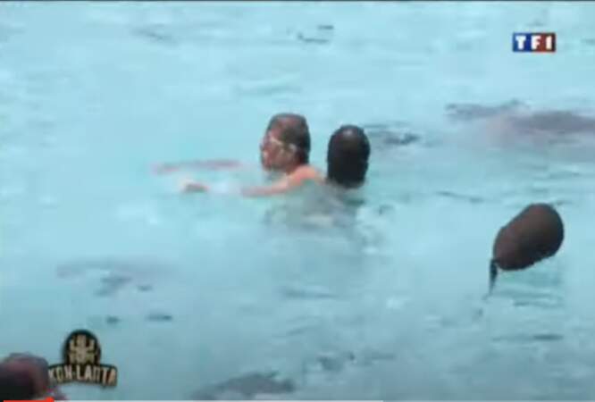 Lors d'une épreuve de natation dans l'émission de la saison 11 de Koh-Lanta, Gégé faisait du sur place, mais ne lâchait rien ...