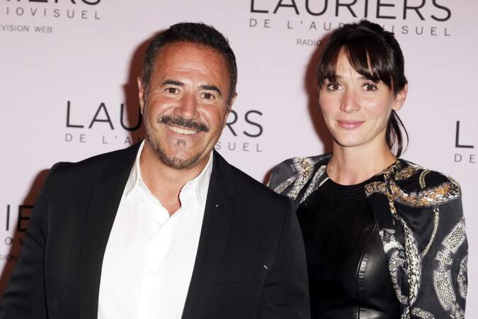 Jose Garcia et sa compagne Camille à la 28ème cérémonie des Lauriers de l'Audiovisuel.